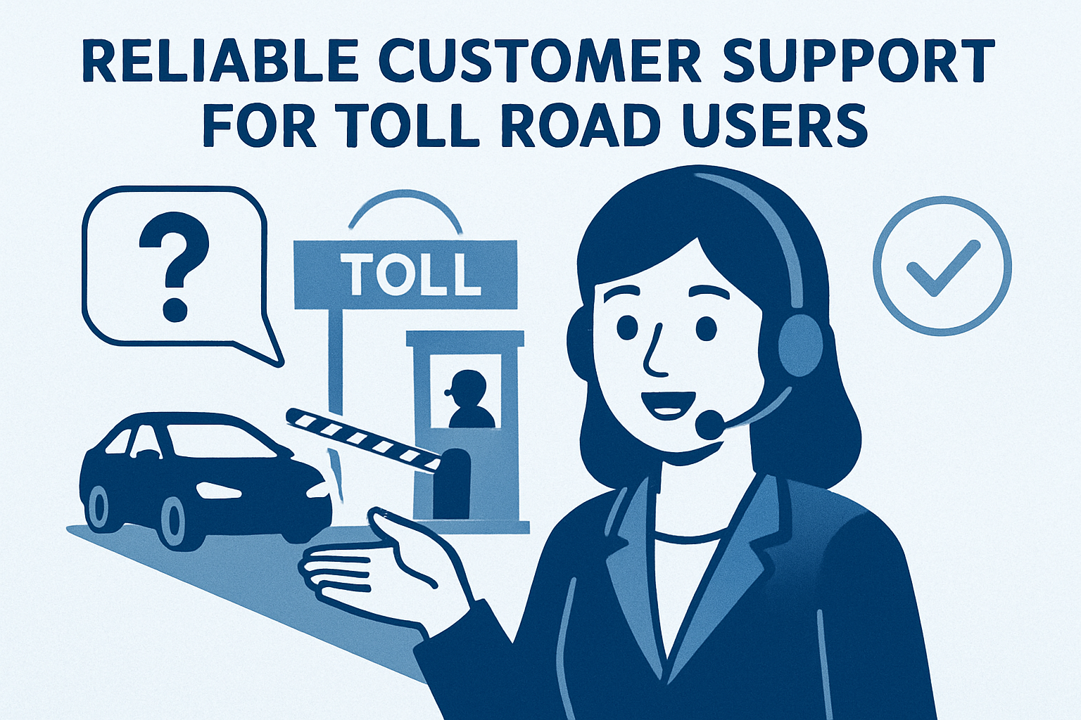 Reliable customer support for toll road users